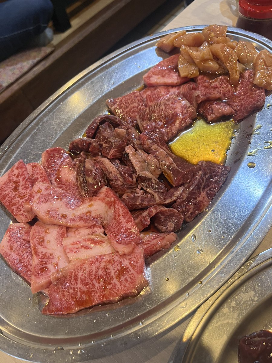 chickenhiro0303's tweet photo. 爆勝ちからの焼肉 https://t.co/H9BByydIYF