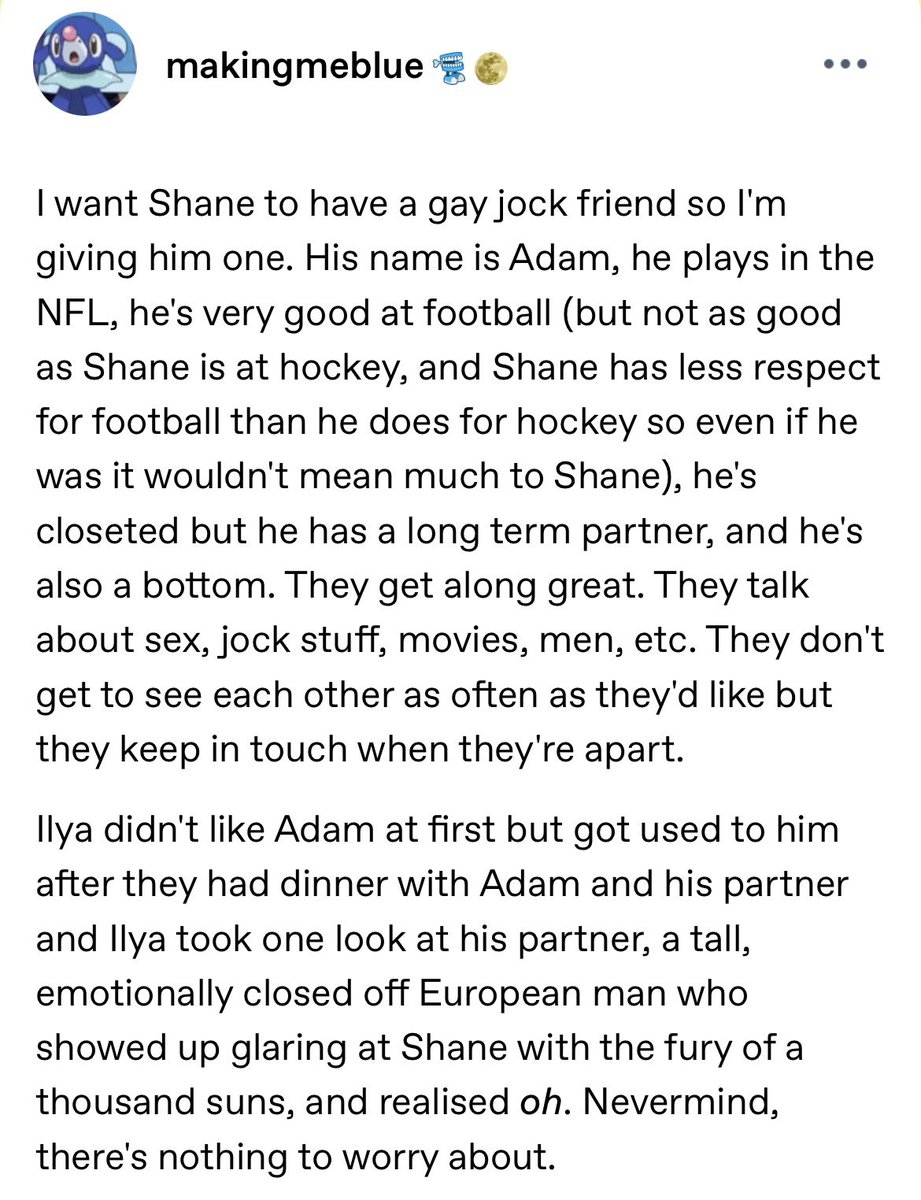 evaesheim's tweet photo. and then ilya and adam’s bf become best friends https://t.co/LEMjBp4QoO