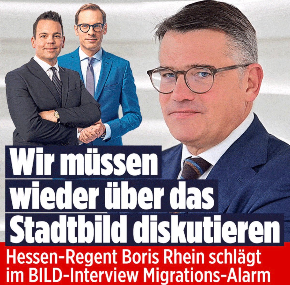 FraukePetry's tweet photo. Wie wäre es mit
"Wir müssen ENDLICH nach über zehn Jahren Kontrollverlust illegale Migration komplett beenden, Anreize streichen und dafür sorgen, dass Illegale, Straftäter und Integrationsunwillige das Land verlassen."

Für die CDU ist die Äußerung von Rhein aber schon ein großer Schritt. Reicht nur nicht und sagt alles über den Zustand der CDU.
