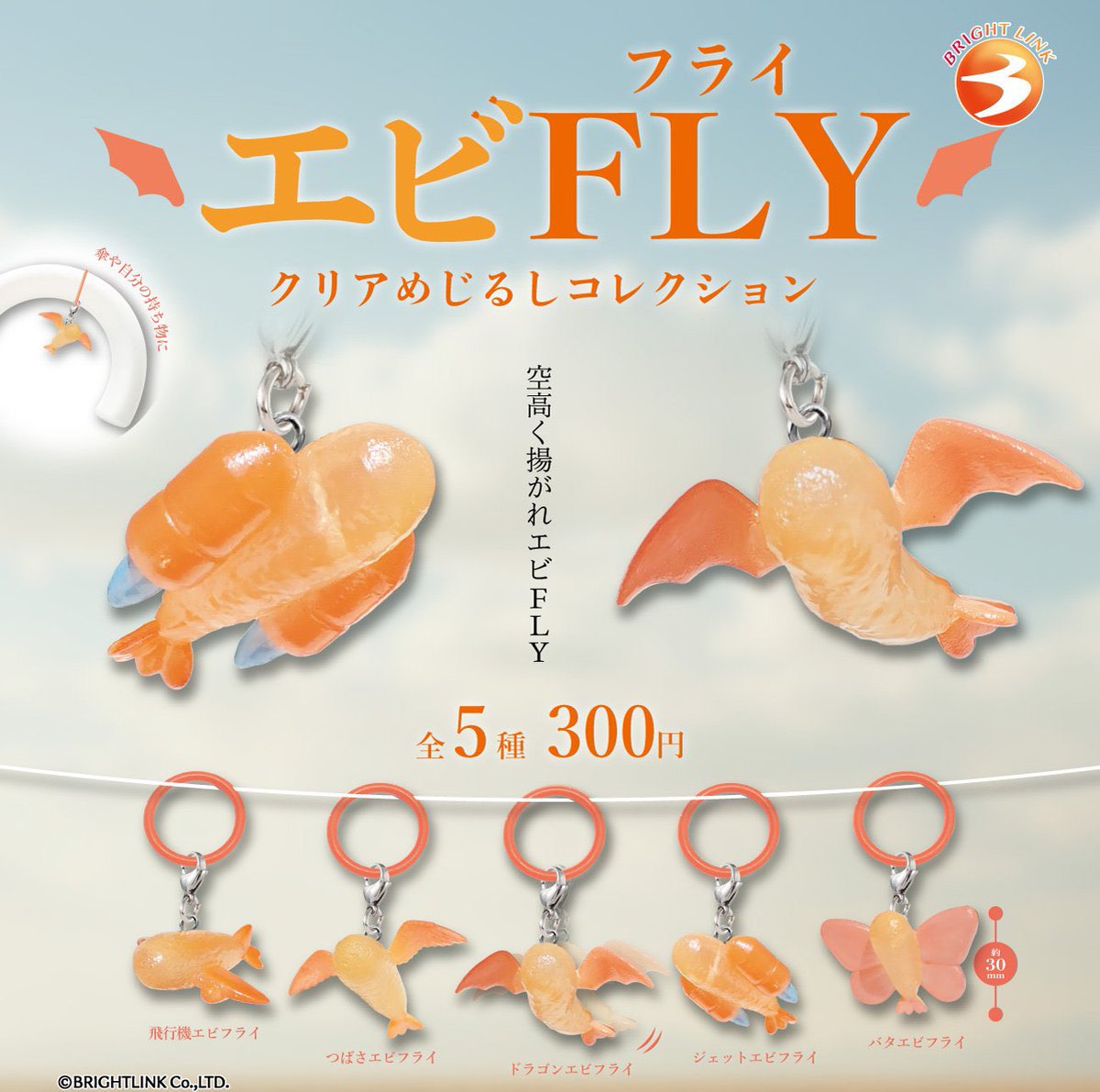 japancapsuletoy's tweet photo. 【エビFLY クリアめじるしコレクション】 
1月発売のガチャガチャ。 
https://t.co/1yTOTDWq1n #pr https://t.co/rsPsFAm1JV