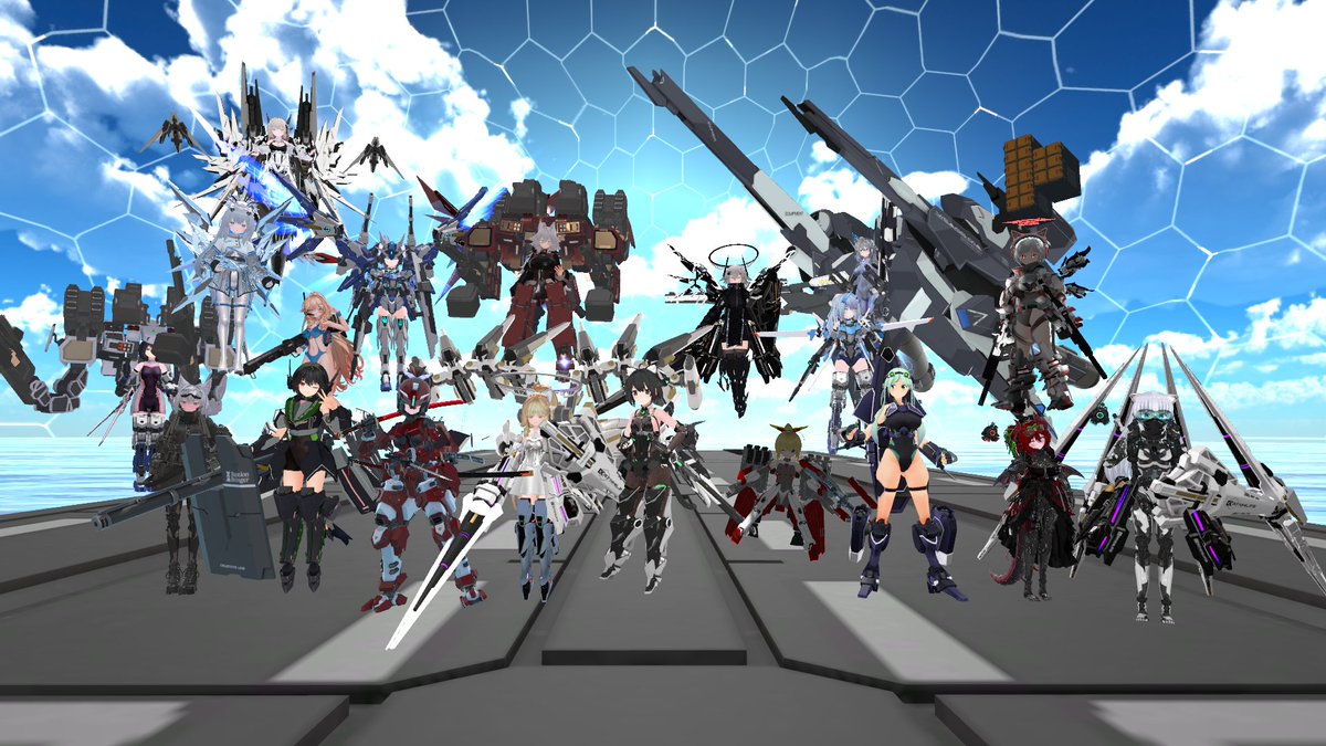 kokichi_55's tweet photo. #VRCメカx少女アバター集会
今回初めて参加させてもらいました！
色々な改変見てる���参考になるのもあって改変欲が湧き上がってくる…
また機会があれば参加したいと思います！ https://t.co/1JrGRnaZan