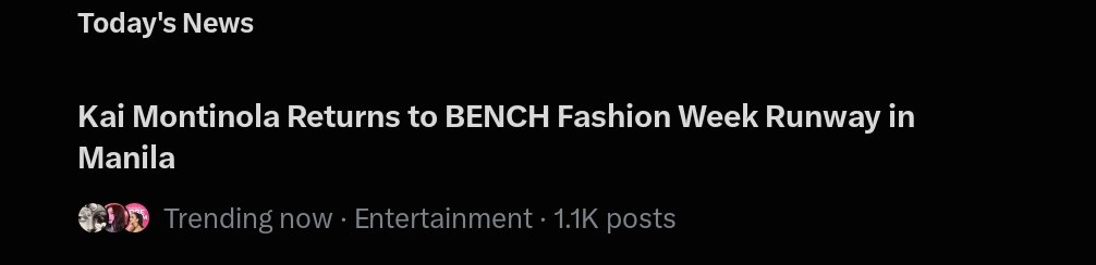 JustKaishaaaaa's tweet photo. On today's News!

KAI WALKS ICONIC https://t.co/4pbzBsN3X8