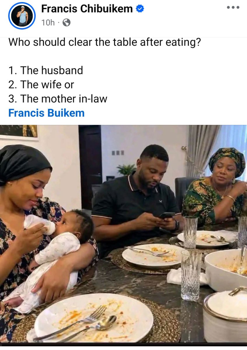 Footballmartha's tweet photo. Na the baby suppose clear the table. Facebook sha. 🤦‍♀️ https://t.co/JbhapLuqWx