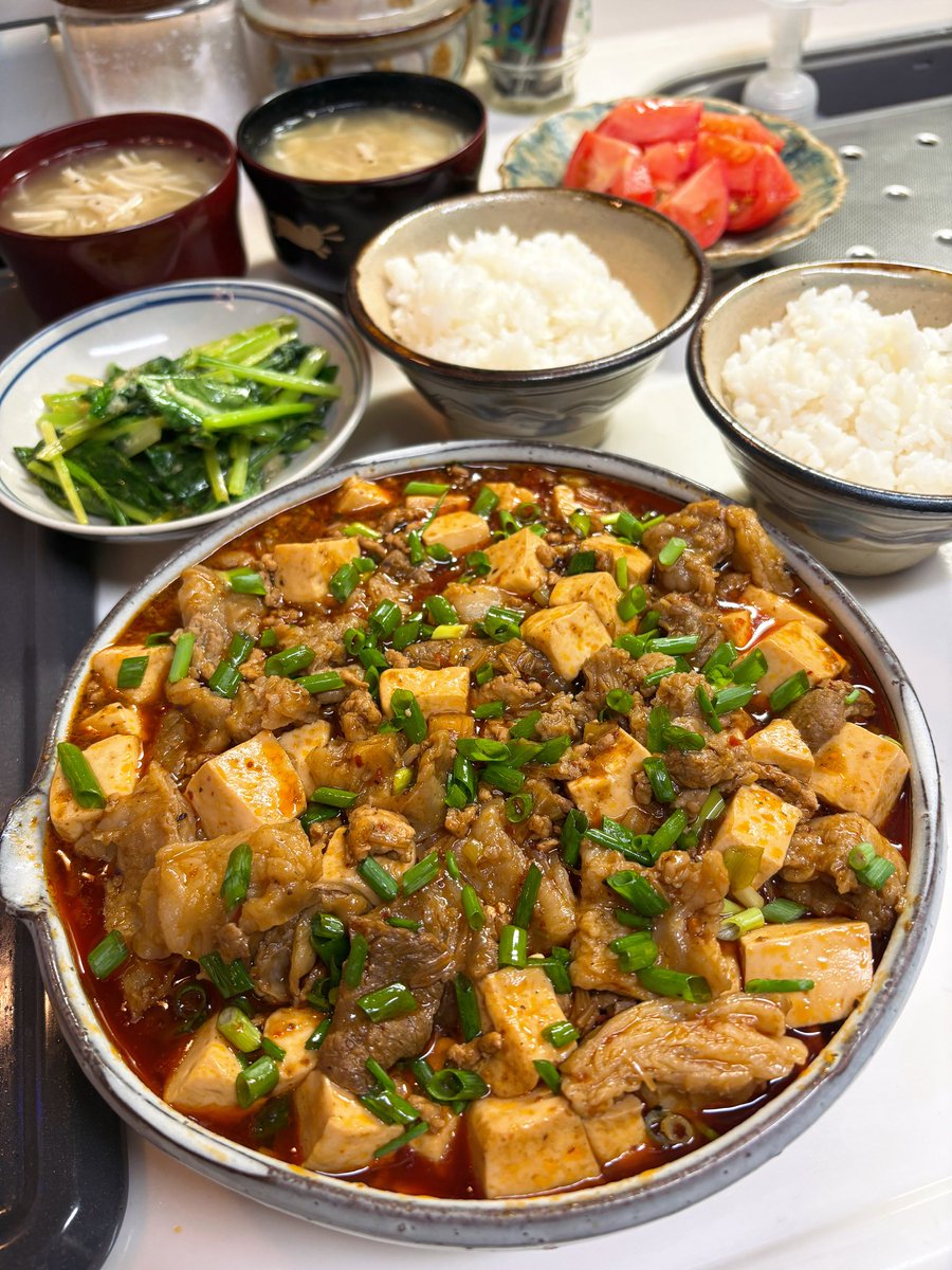 orie13a's tweet photo. 今夜は牛すじ麻婆豆腐。バカうまい https://t.co/SUrlLIEwRq