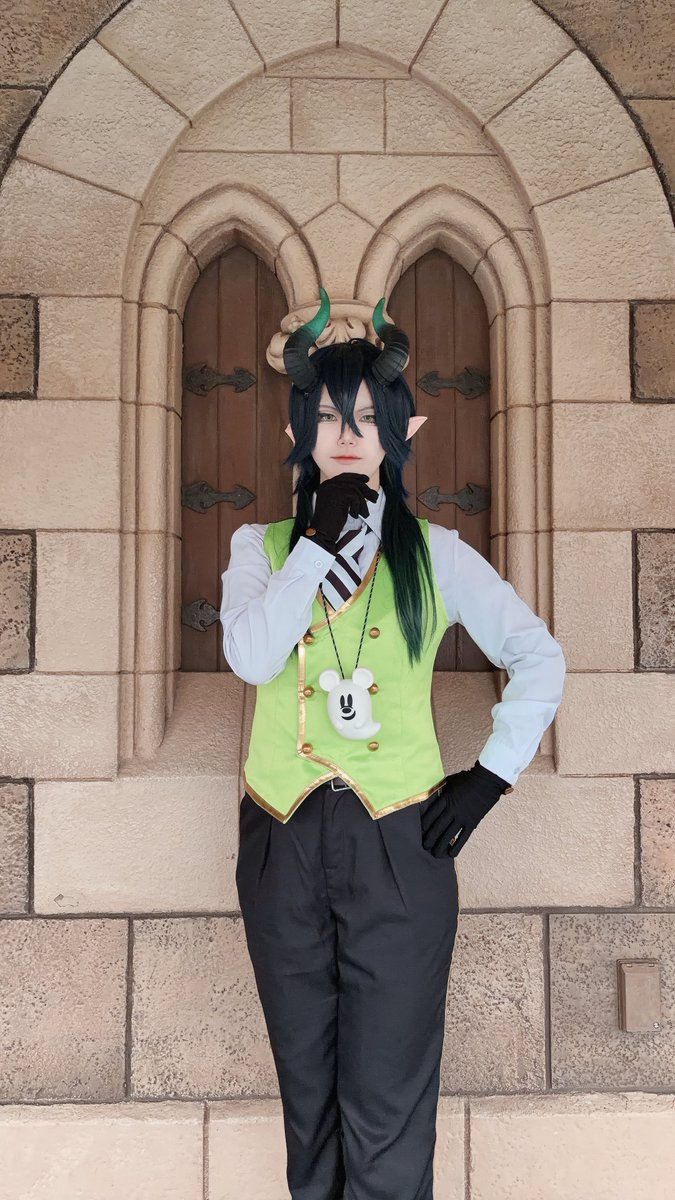 g_max0910's tweet photo. アウパしました〜✨✨
急いで帰って洗濯してまた明後日インパします！

 #Dハロ仮装2026 
 #dハロツイステ仮装 https://t.co/SaJQndzAqg