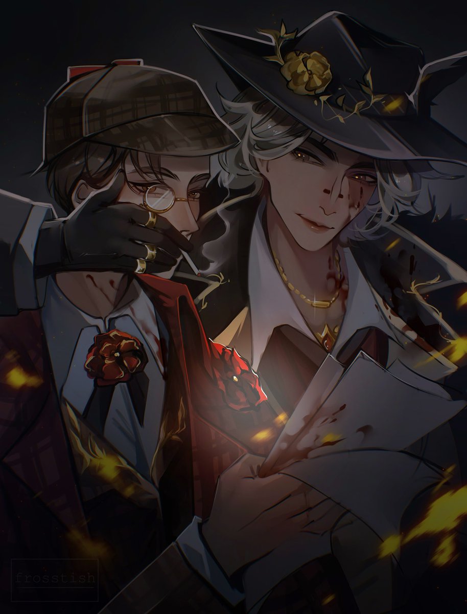 frosstish's tweet photo. — Mr. Holmes, we make the perfect team, don’t we?

#nortpheus #identityv #idv https://t.co/gaYpn0SngD