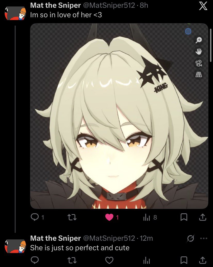 MatSniper512's tweet photo. @Grackjickuhry It is literally Mat the Sniper(me) when he sees Caesar king zzz https://t.co/yX9m14VPgZ
