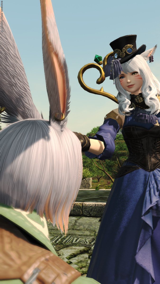 Lylfia_FF14's tweet photo. このウサギ…おもろい((( https://t.co/rD2ncP35sR