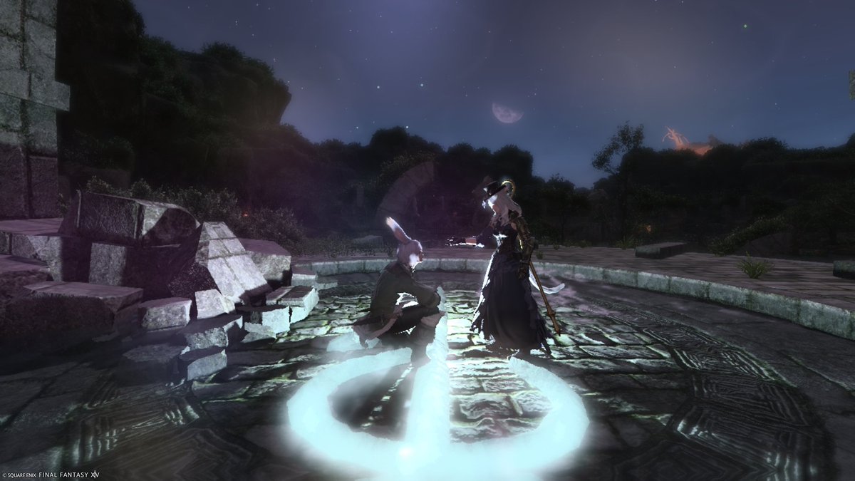 Lylfia_FF14's tweet photo. このウサギ…おもろい((( https://t.co/rD2ncP35sR