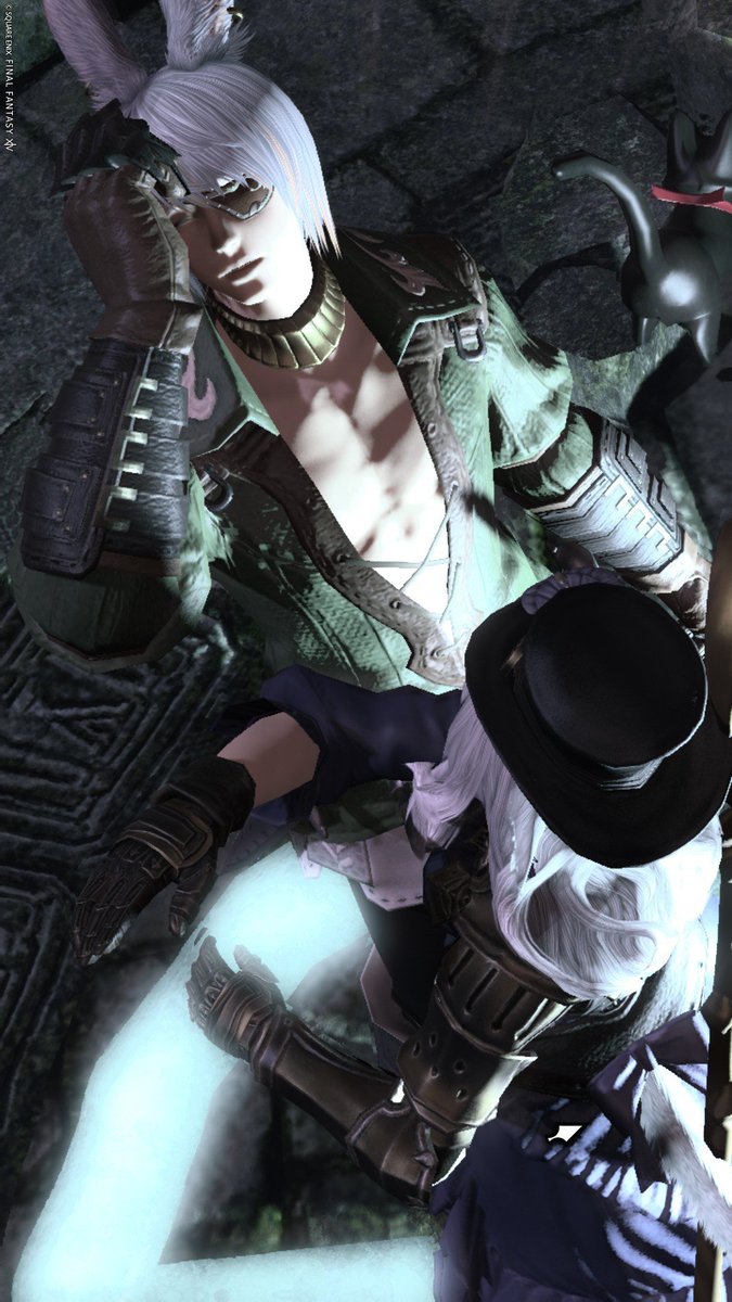 Lylfia_FF14's tweet photo. このウサギ…おもろい((( https://t.co/rD2ncP35sR