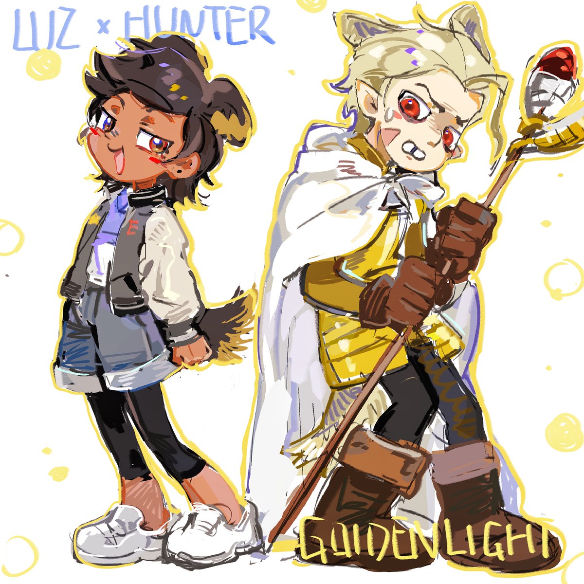 linliekm's tweet photo. 细化完一张了发发 ୧⍢⃝୨
#lunter #goldenlight
最后一张是把圈外友友抓过来给我画的（欸其实是互绘。 https://t.co/vU0SivecYe