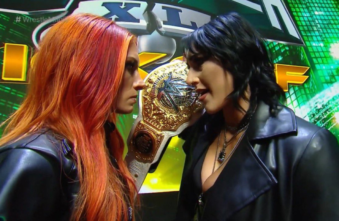 4ddi12's tweet photo. I miss Becky and Rhea’s feud together https://t.co/An0iWSC8N0