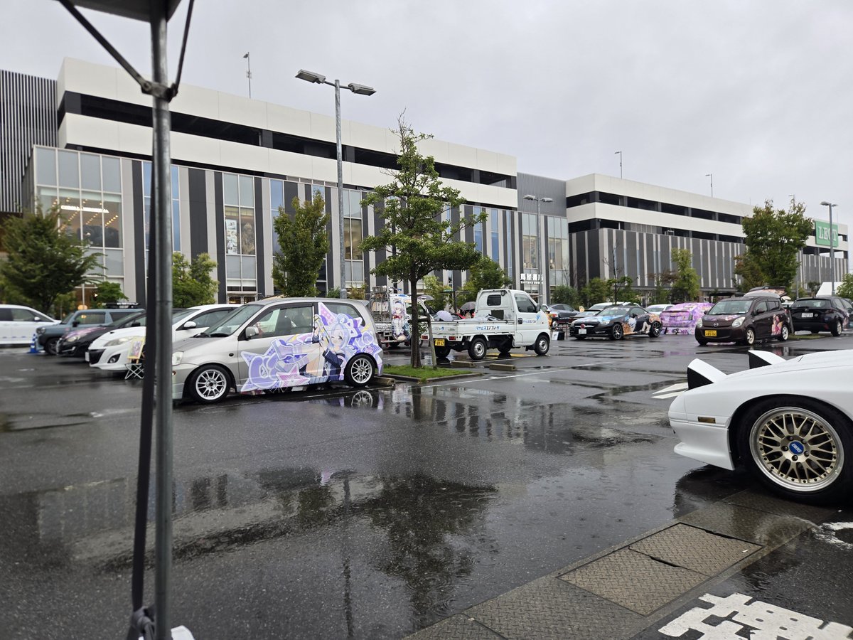 Fuji_JZX100's tweet photo. 雨もあってほとんどテントで駄弁ってて写真全然撮ってなかったw
来年は痛車で参加したいな https://t.co/N0XIgNRhhE