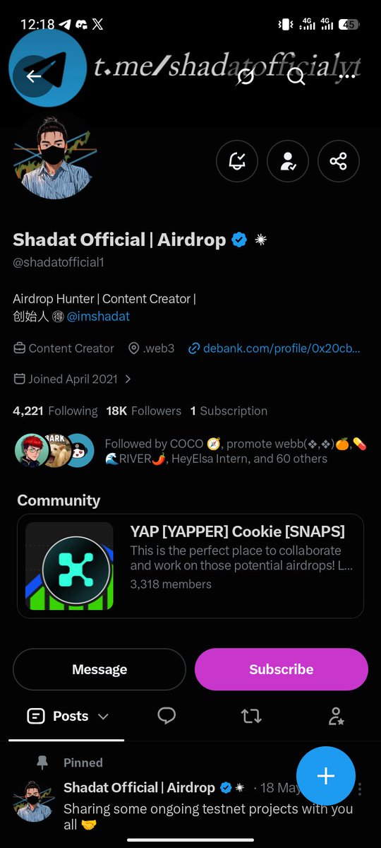 SiloLens's tweet photo. @shadatofficial1 @wildhoodnfts 0x14d418728D0805Aeece39ccb80f4aD7a5ADAE2aE https://t.co/2VE4iQa6S4