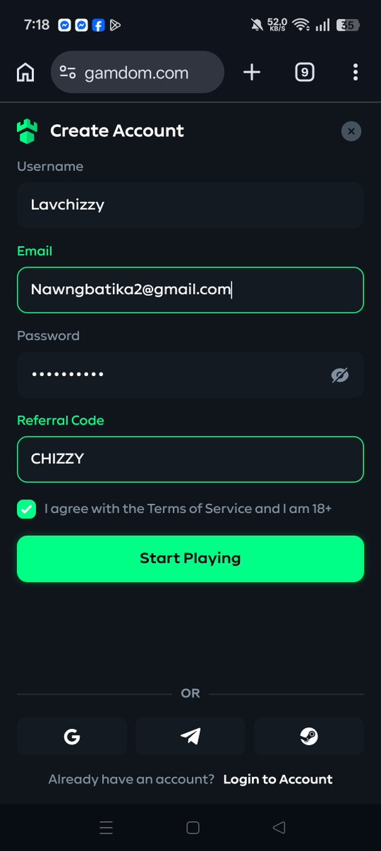 Laveenderz's tweet photo. @JJChizzy @gamdom Done Using your code
Gonna use this account 💜

ID LavChizzy
@JJChizzy @SirGamby https://t.co/jO1mQmhQAs