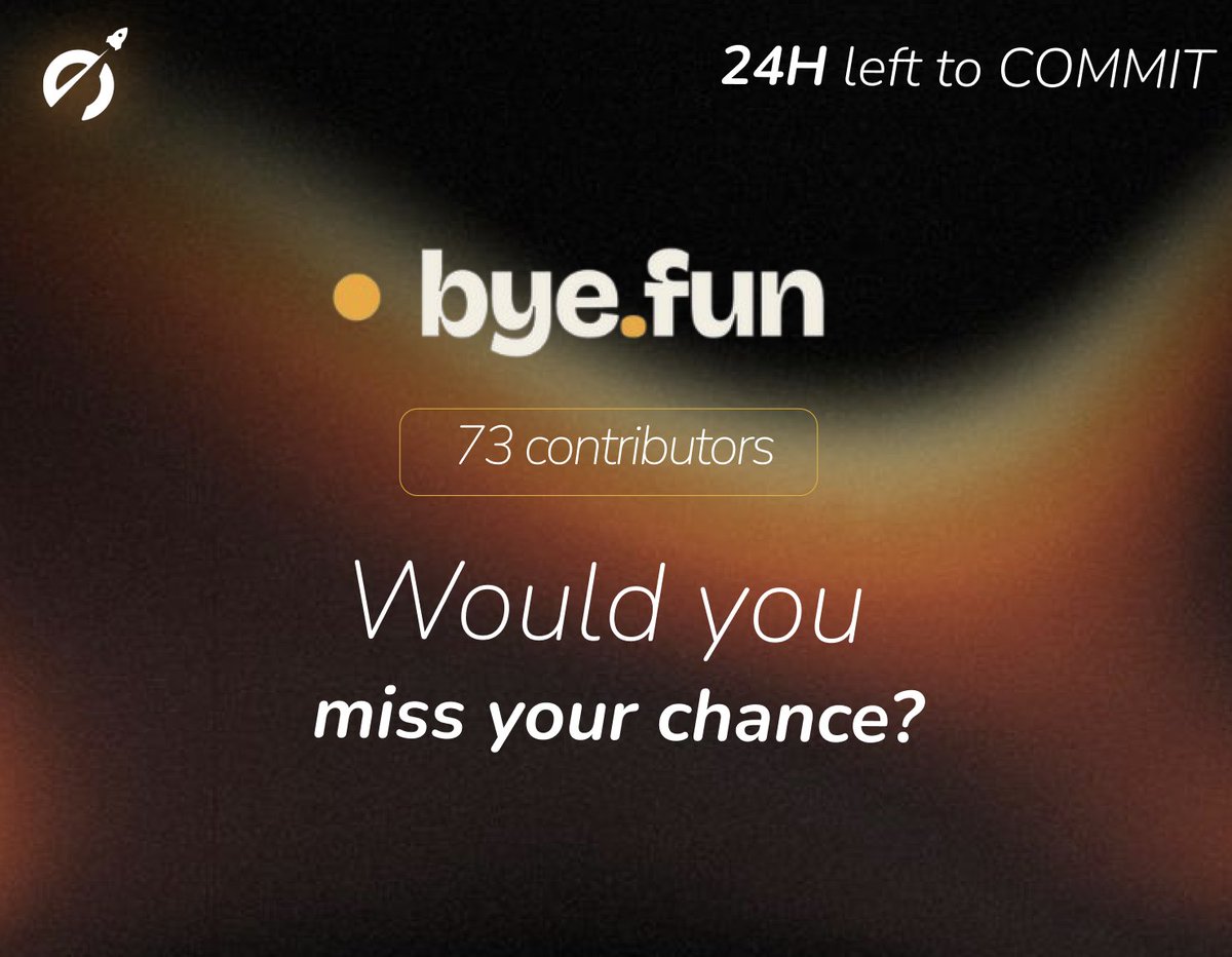 sagapad_icm's tweet photo. Byefun ICO is finishing!

Less than 24 hours left, and the soft cap has already been reached.

100% of $BYE ICO funds go directly into liquidity &amp; high-value TCG inventory

But, $BYE commitment period is closing, would you miss your chance to support them? https://t.co/wGuOtMBdr7