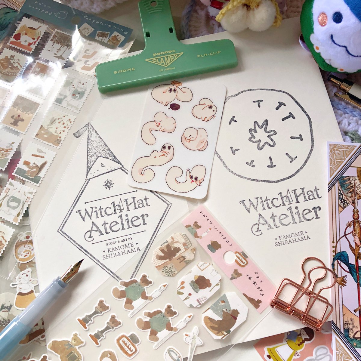 eiyuuarchive's tweet photo. stamps from the witch hat atelier event back in august ⋆｡°✎ᝰ ˎˊ˗ https://t.co/lWdDOZiJ4v