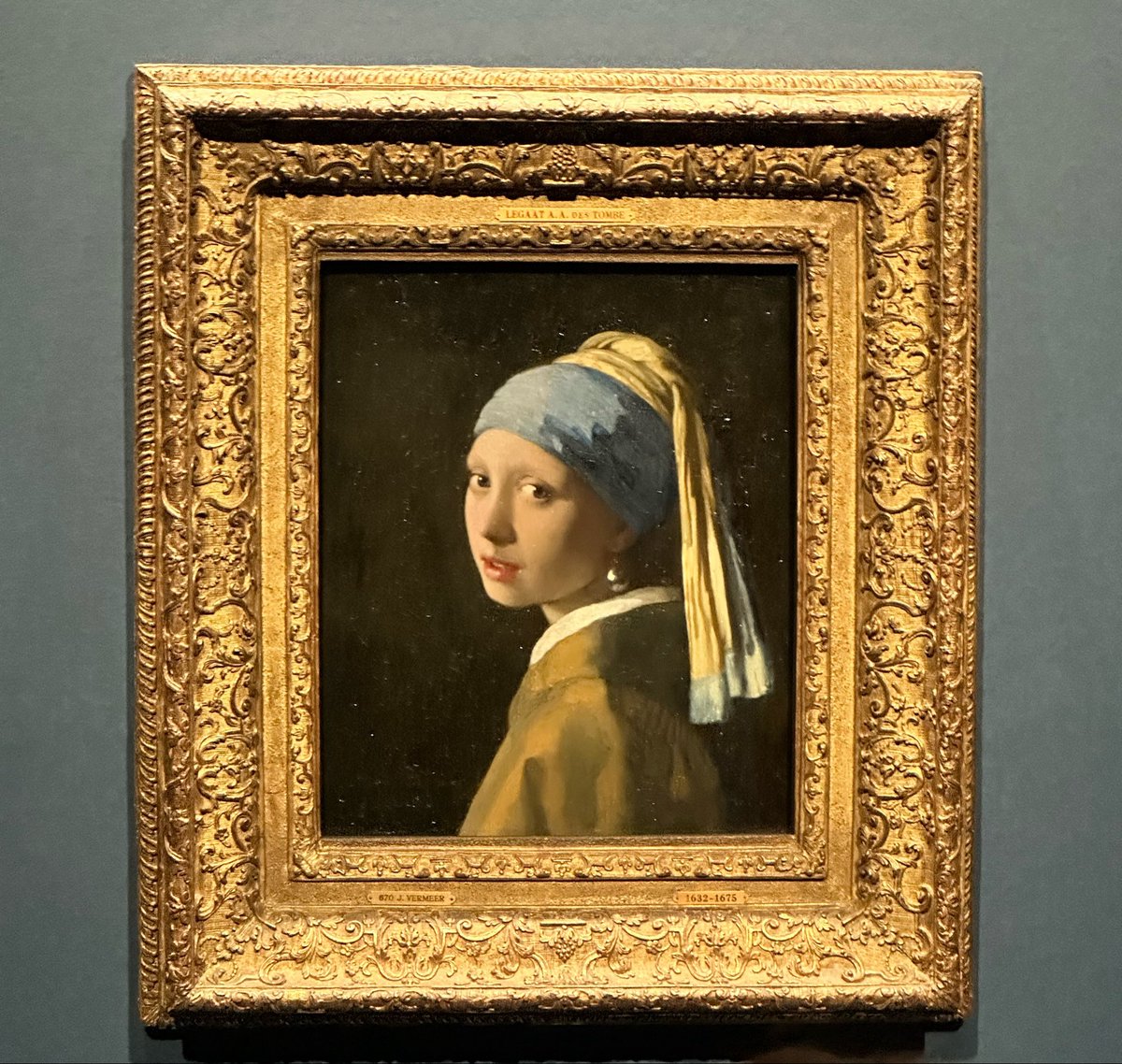 British_Rock_'s tweet photo. 耳飾り見てきた
光の表現すごかった
#Vermeer https://t.co/j1fcyNSrXW
