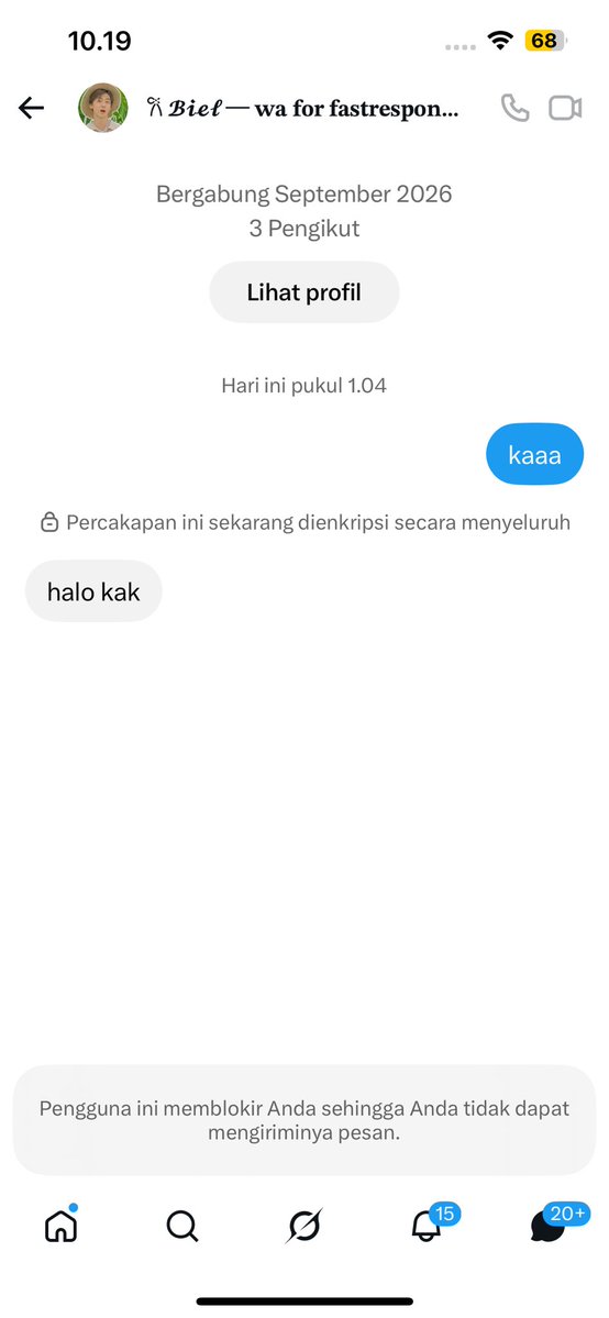 stroberyyyy's tweet photo. ⚠️GUYSS HATI HATII NI PENIPU APK PREM!
udah bayar 20k utk prem spoti sebulan, pas ud bayar dia kasi tutor buat premiumin sendiri lewat shopee n bayar lwt cc dia, trs ktnya cc nya limit. trs disuruh2 ss tampilan selanjutnya dll.

akun:  https://t.co/nNhRcXStm2

#zonauang #penipu https://t.co/78DCnt9GZb