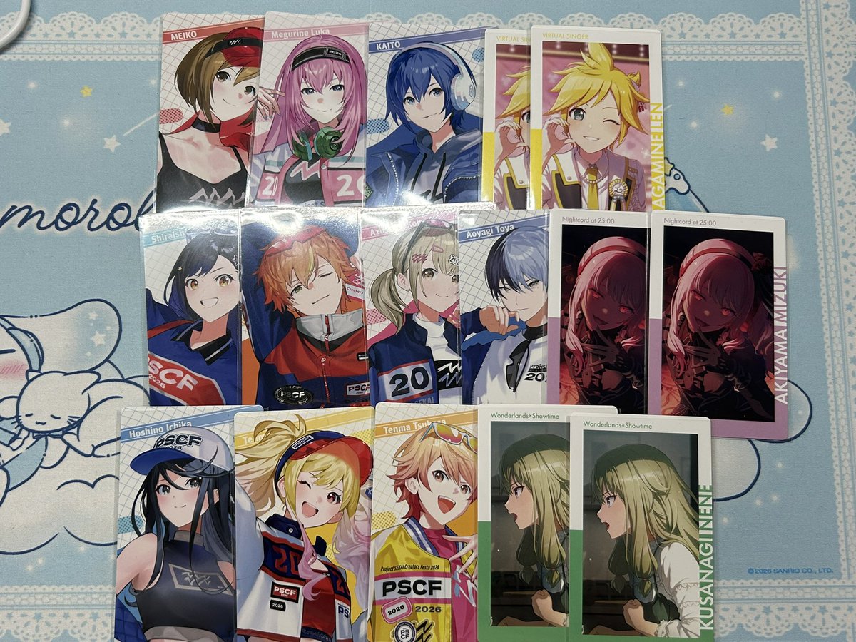 untasq_'s tweet photo. @02ASK4 はじめまして、検索よりお声掛け失礼します。
当方画像クリフェスKAITOのN1点所持しております。
クリフェス朝比奈まふゆのN1点との交換可能でしょうか？
ご検討いただけますと幸いです。 https://t.co/Vb06IqstMz