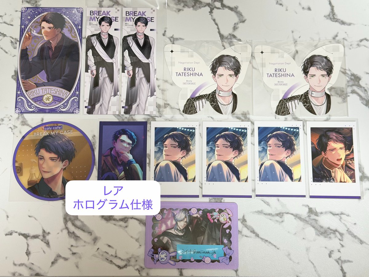 miinah_jh's tweet photo. ブレマイ SSR 代行します、その難題 フォトカ コースター アルカナ 他 交換 譲渡

【譲】 立科

【求】 定価+送料

コースター200円/アルカナ130円
蝶型はお代不要ですのでまとめてお迎えお願いします。

フォトカは全てまとめてのみ
代行します、その難題▶︎レア
SSR▶︎ノーマル

検索からもぜひお声掛けください。