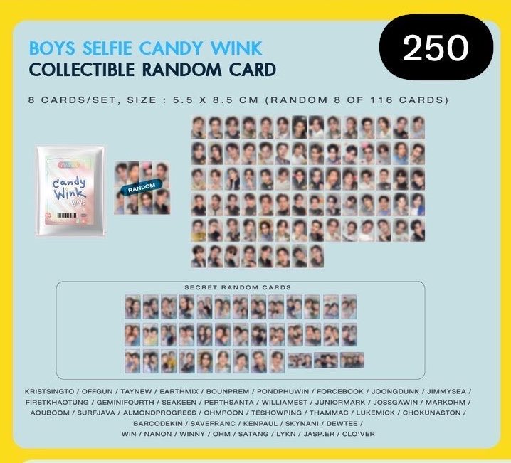 tomoonj's tweet photo. WTS / ขาย

แรนด้อม ชาย ไม่แกะ Random Boys 
250/1 (ว่าง 15)

🌀 นัดรับวันที่ 7/10 (มัดจำได้)
📦 ค่าส่งเหมา 40฿

สอบถามเพิ่มเติม dm ค่า 🙏🏻

#ตลาดนัดgmmtv
#GMMTVFANIVAL2026HappyFamily https://t.co/JZBXYi8H88