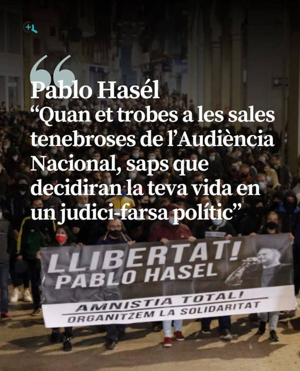 PabloHasel's tweet photo. "Ja portaria al carrer molt de temps si m’hagués penedit. Que es penedeixin els repressors, els executors de tantes polítiques de pobresa i d’explotació, els imperialistes i els mercenaris que desinformen per perpetuar tanta indignitat i tanta barbàrie".

https://t.co/W2xtSHbk6q https://t.co/s9ESjlXoG0