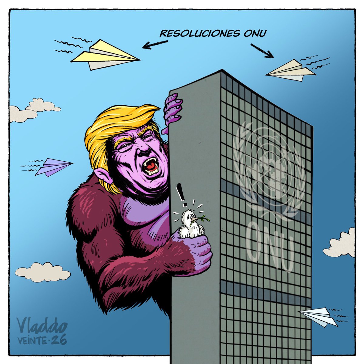 VLADDO's tweet photo. King Trump, en @estoescambio 
___
https://t.co/8hlbXc2U0M https://t.co/VhpHNVWyXN