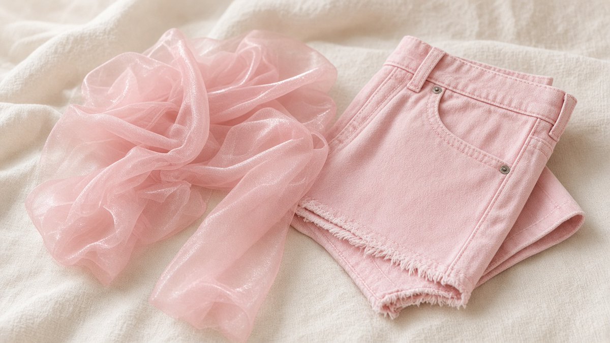 sheerPinkGirl's tweet photo. afternoon formula: soft pink sheer pantyhose under soft pink denim shorts. tiny hose peek at the hem… empty soft girl brain lol https://t.co/kZv6x1X6A8