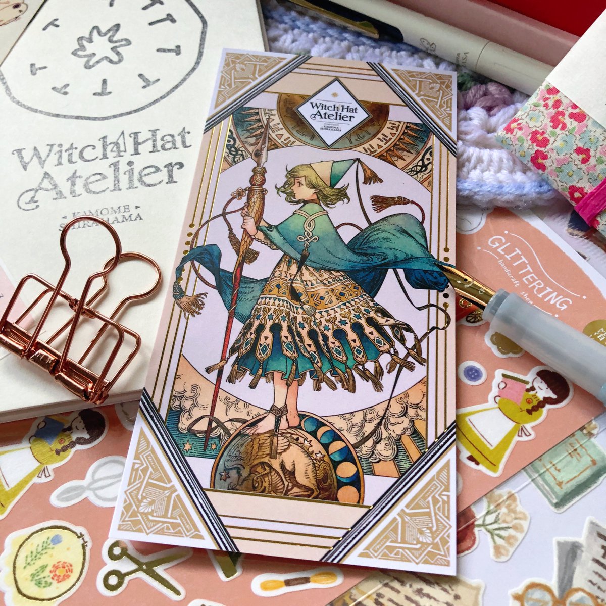 eiyuuarchive's tweet photo. stamps from the witch hat atelier event back in august ⋆｡°✎ᝰ ˎˊ˗ https://t.co/lWdDOZiJ4v