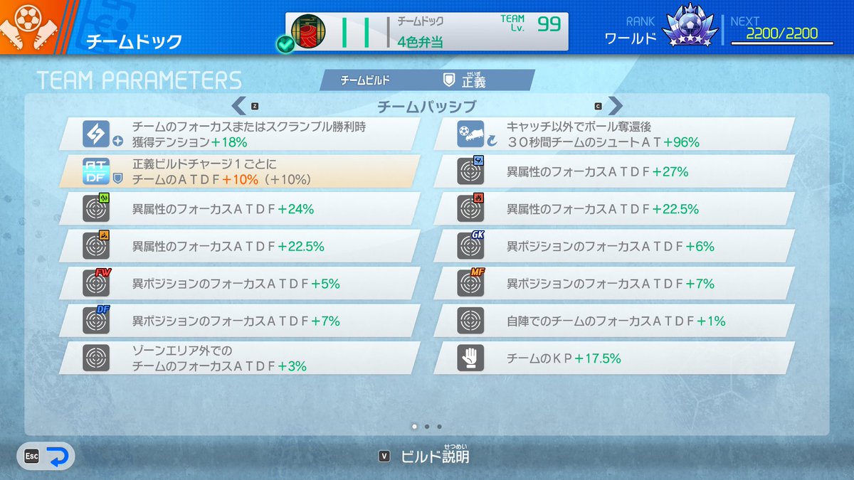 fuuta2932's tweet photo. 「ASUNA」で優勝した正義ビルドです。
fwは敵人シュート8.8と敵人フォーカス7(ヒーロは8)レジェンドのキャラが属性負けの時フォーカス負けてるのきつかったんで、控えにレジェンドfw入れてます。

城壁、fw以外のレジェンド４属性を相手の配置で変えるので全部守備振り異族はなるべく均等にしました。 https://t.co/YarKFCZQZP