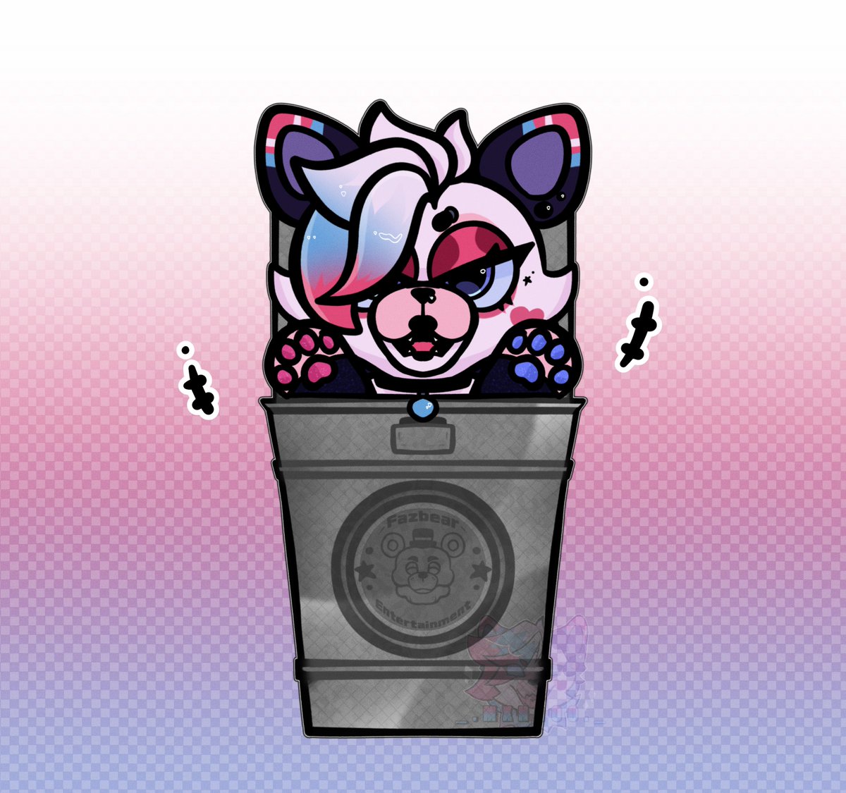 __mxng00__'s tweet photo. Jazware jumpscare blind boxes but with OCs :p
#fnafoc #oc #ocart #art https://t.co/Gt6dY5XqUY