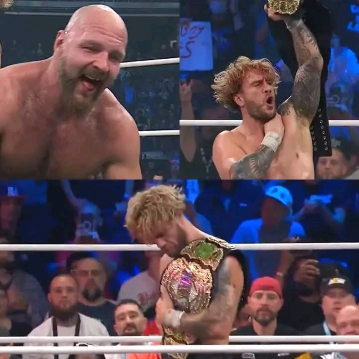 EOlorunsina's tweet photo. BREAKING: WILL OSPREAY IS STILL AEW WORLD CHAMPION!

Ospreay defeated Jon Moxley at All Out to retain the title.

After the match, Moxley embraced Ospreay and placed the championship around his waist in a symbolic passing-of-the-torch moment.

OSPREAY STANDS TALL! https://t.co/hIx8D6sgtj