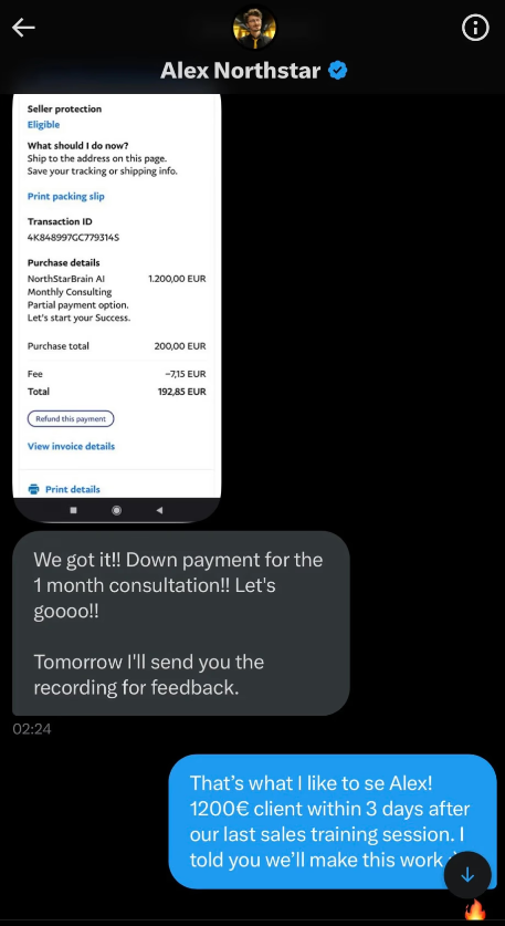 RealCoachToby's tweet photo. More Testimonials  

Dr Youssef: quit the 9–5, $5k+/month in the first weeks. Currently past $10k/month    

Alex Northstar: past $10k+/month.    

Felix: past $5k+/month. https://t.co/VGSdM52zlU
