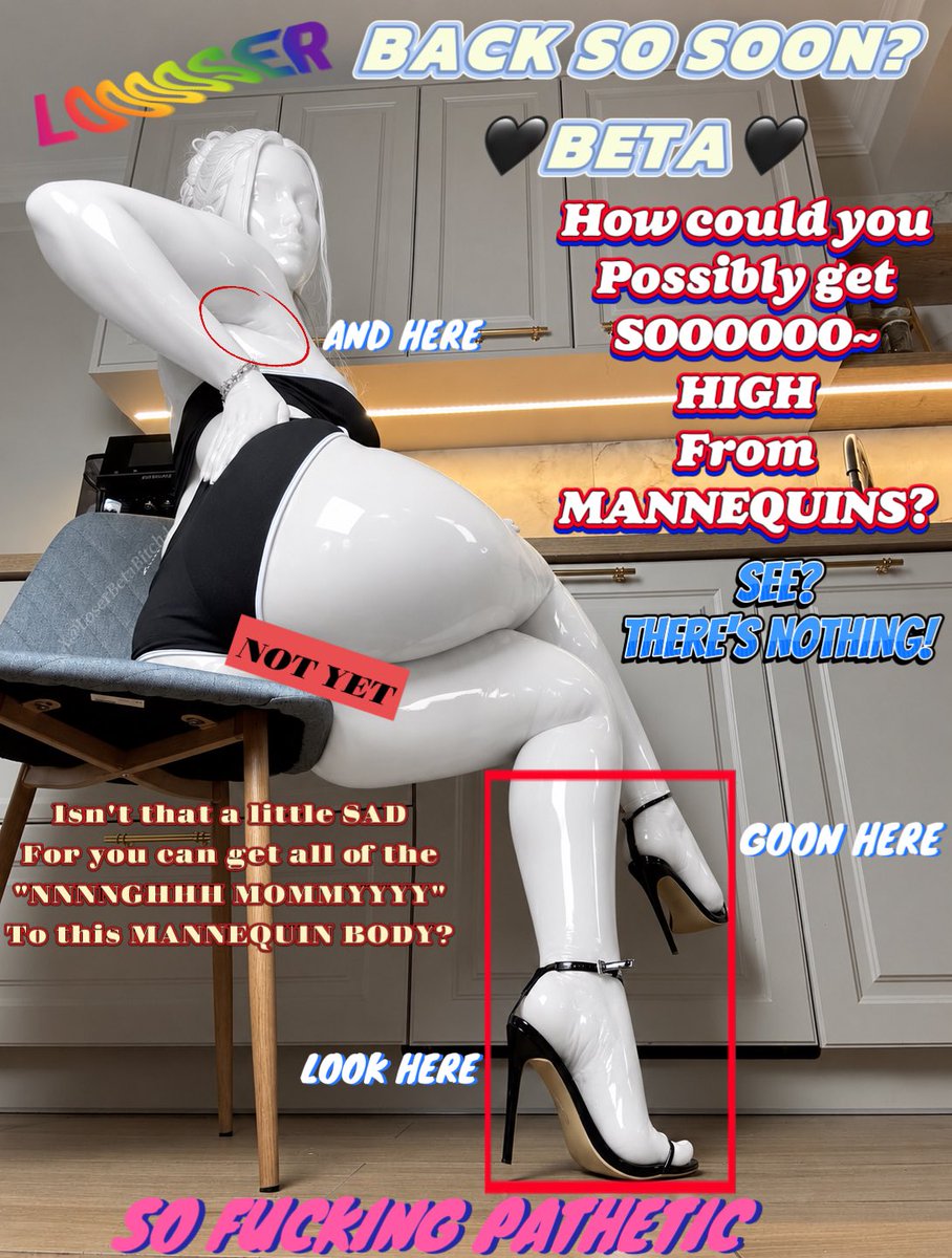 LoserBetaBitch4's tweet photo. Hi! I'm back!!!
It's mannequin beta safe fetish again https://t.co/okQt2RQXiP