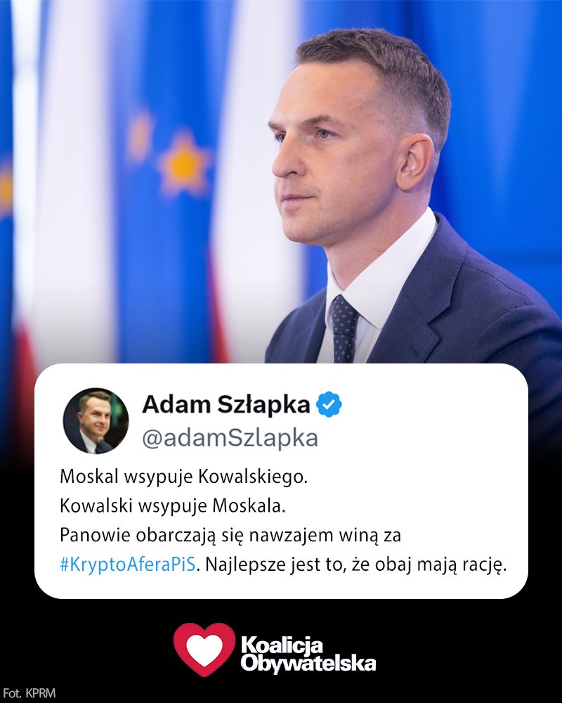 Obywatelska_KO's tweet photo. 💬 Rzecznik rządu @adamSzlapka👇 https://t.co/bMeKJFB65I