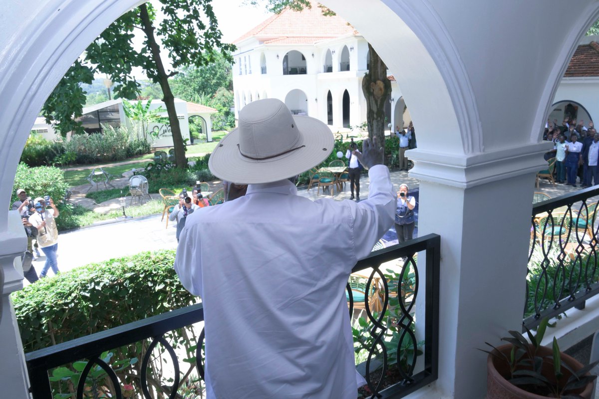 KagutaMuseveni's tweet photo. This morning, I was in Mbale City, where I officially opened the renovated Mount Elgon Hotel. The restoration has preserved this historic landmark’s architectural heritage while introducing modern hospitality facilities. The hospitality industry is an important part of the service sector, creating jobs, supporting businesses and contributing to economic growth.
