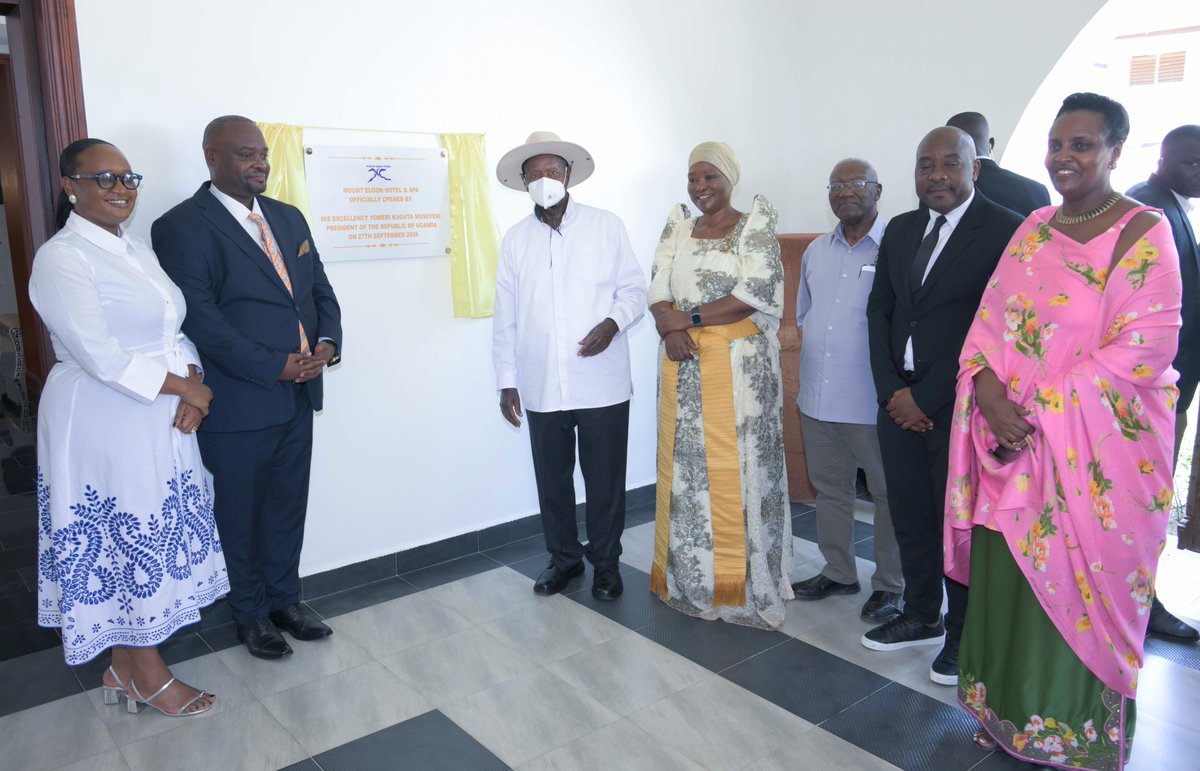 KagutaMuseveni's tweet photo. This morning, I was in Mbale City, where I officially opened the renovated Mount Elgon Hotel. The restoration has preserved this historic landmark’s architectural heritage while introducing modern hospitality facilities. The hospitality industry is an important part of the service sector, creating jobs, supporting businesses and contributing to economic growth.