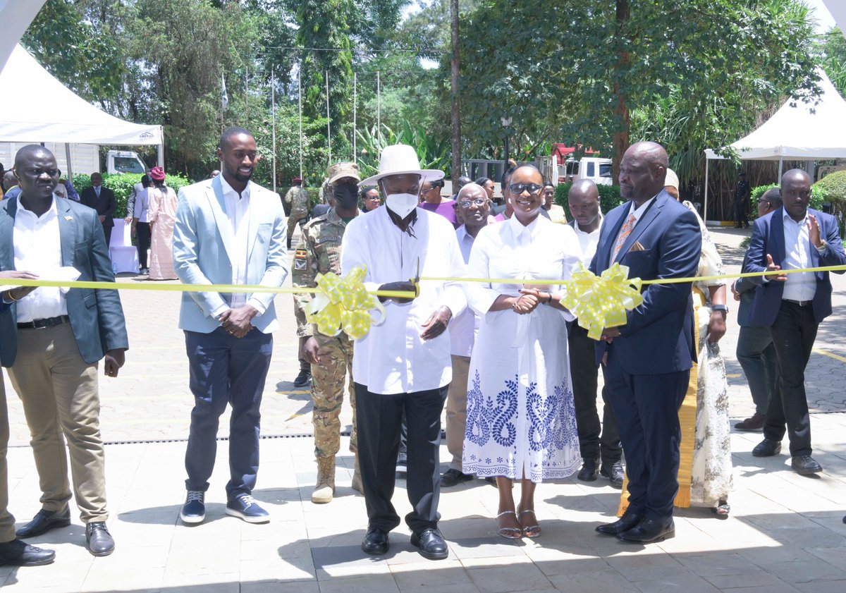 KagutaMuseveni's tweet photo. This morning, I was in Mbale City, where I officially opened the renovated Mount Elgon Hotel. The restoration has preserved this historic landmark’s architectural heritage while introducing modern hospitality facilities. The hospitality industry is an important part of the service sector, creating jobs, supporting businesses and contributing to economic growth.