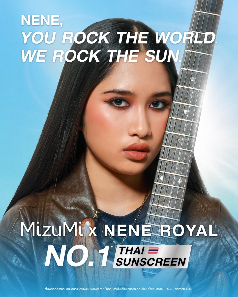 MizuMi__'s tweet photo. 🎉WELCOME OUR 1st MizuMi MUSE @neneroyalmusic

Nene, You Rock the World.
We Rock the Sun. ☀️

ร่วมต้อนรับ Nene Royal
ในฐานะ MizuMi Muse ที่จะพาตัวตนของเนเน่ และ T-Beauty ไป ROCK THE WORLD TOGETHER! 🌎

From Thailand to the world เราจะนำเสนอความเก่งและความน่าภูมิใจของ #คนไทยทำดี #คนไทยทำถึง ไปสู่เวทีโลก Together, we rock louder, bolder, until the world notices us! 

เพราะเรามีจิตวิญญานและคุณค่าเดียวกัน ติดตามการร่วมเดินทางในครั้งนี้นะคะ

#MizuMi #MizuMixNeneRoyal #NeneRoyal #YouRockTheWorldWeRockTheSun #Thaibeauty