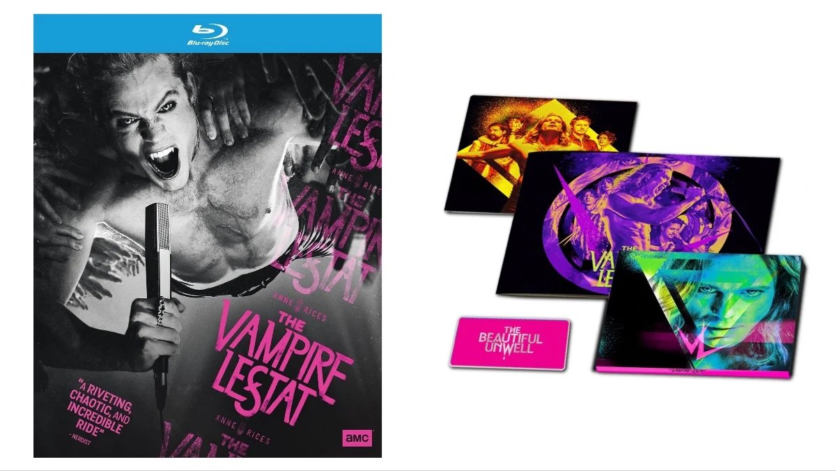 nerdist's tweet photo. You can pre-order The Vampire Lestat on Blu-ray or get the Collector’s Box Set right now https://t.co/eLQN6jctIG https://t.co/2CIOY97HG8