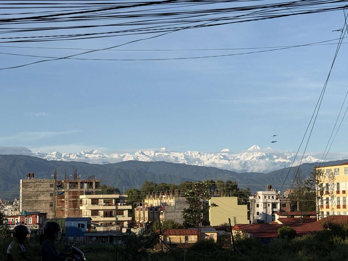 mohanrajpanta's tweet photo. After rainfall in Kathmandu https://t.co/5YYKHzc59l