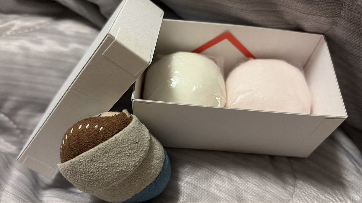 011transel's tweet photo. (•́.•̀)「これなに？」

あけていいよ。

(•́.•̀)「よいしょっと…えいっ！！」

紅白まんじゅうでしたー。 https://t.co/olVgMfuKtC