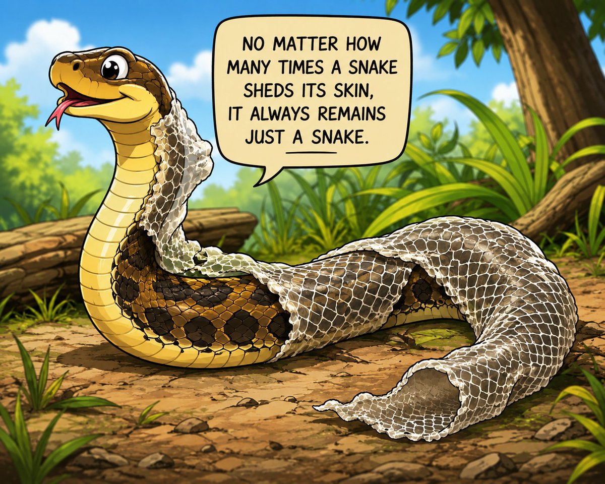 omogetutu's tweet photo. Patel and co: a snake is a snake even if it sheds its skin several times, it still remain a snake.

Remember, trust is like virginity, it breaks once. https://t.co/dzGVmWRCMC