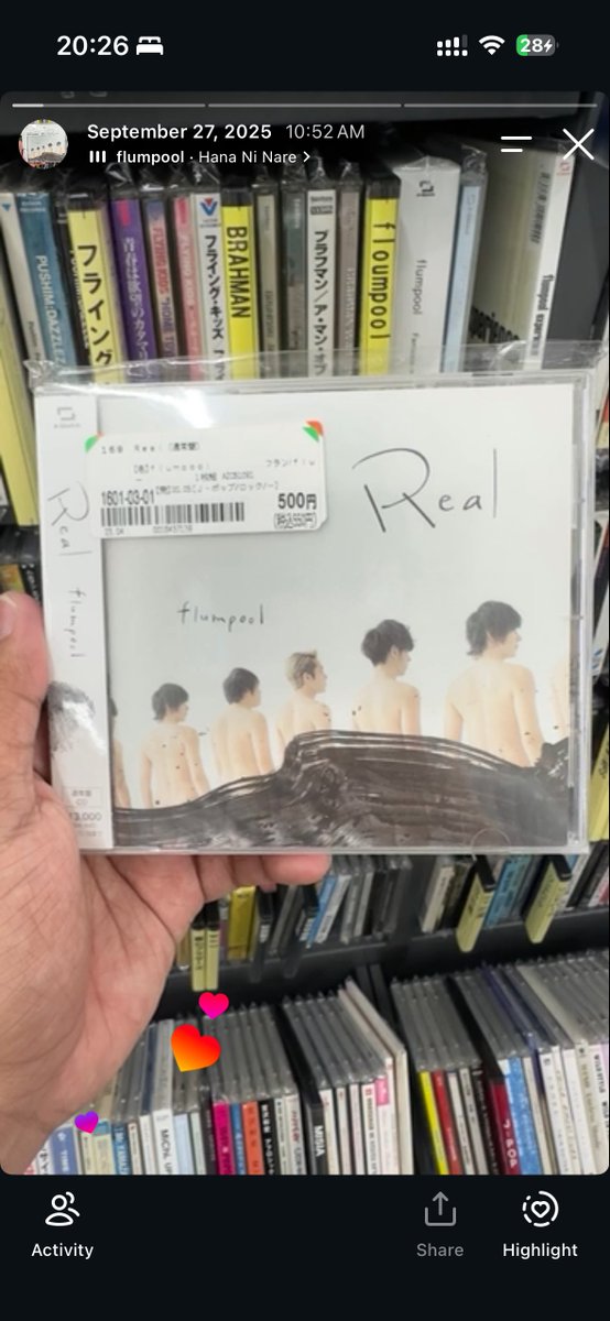 kenesu99's tweet photo. bought this exactly a year ago and who would’ve thought I’d see them live a year later 😭 thank you #flumpool https://t.co/dc0Id2eWaZ