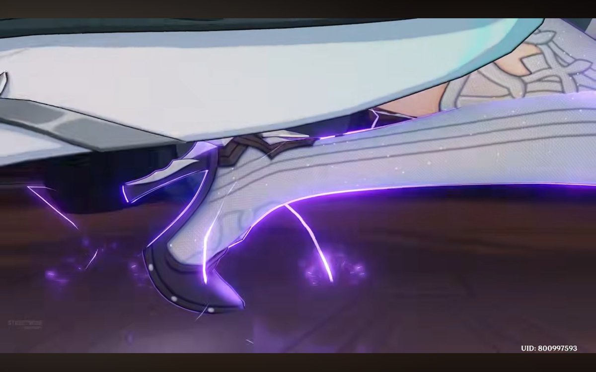 nicetomityaa's tweet photo. @CrazyJV75622 yeah close ig but the difference was instead of channeling the electro in sword then he turned like a thunder, here he channeled it from feet to whole body to amplify his sprinting speed so this one in particular was similar to what danica did so it reminded me of that https://t.co/uBDa1onUpl