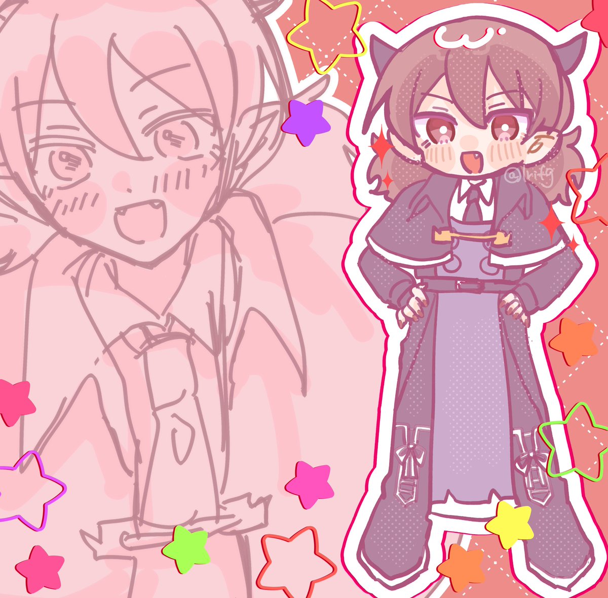 lrifg's tweet photo. らくがき🌟🌟 https://t.co/rXWM8ybuDJ