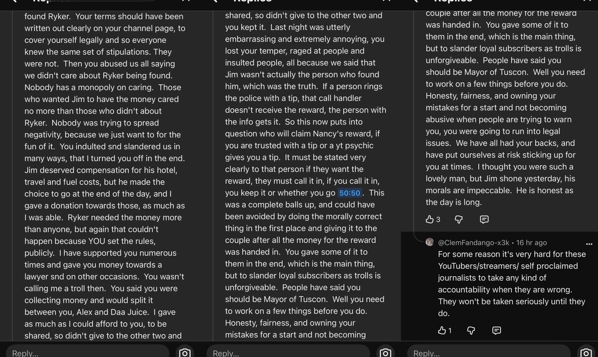 Extd_utterance's tweet photo. It’s the long time contributors who know the real story. Comment found on 857 Tucson’s Riker Lee stream yesterday. 
Thanks @DivAdventures https://t.co/t0kbMXIZye