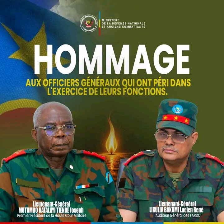 NovyBomoloBB's tweet photo. #RDC : Le Gouvernement annonce la mise en berne des drapeaux en hommage aux Hauts Magistrats militaires #HCM et aux membres de leur délégation disparue, à compter du lundi 28 septembre 2026 et jusqu’à l’inhumation des illustres disparus et ce, pendant 3 jours de deuil décrété. https://t.co/JZ7UzhB929