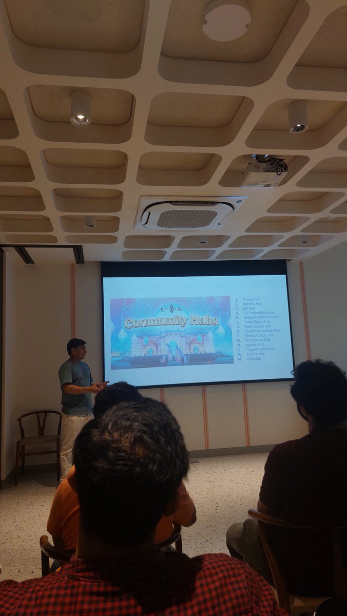 SanketKanse09's tweet photo. Attended MIP-19: Road to Devcon by @ethmumbai! 

Great session, great people, and some really interesting insights into the Web3 ecosystem.
@SiddKanawade30
@ARakshe34041

Excited to explore more!
#Web3 #ETHMumbai #Devcon https://t.co/Bdahb4rK4L